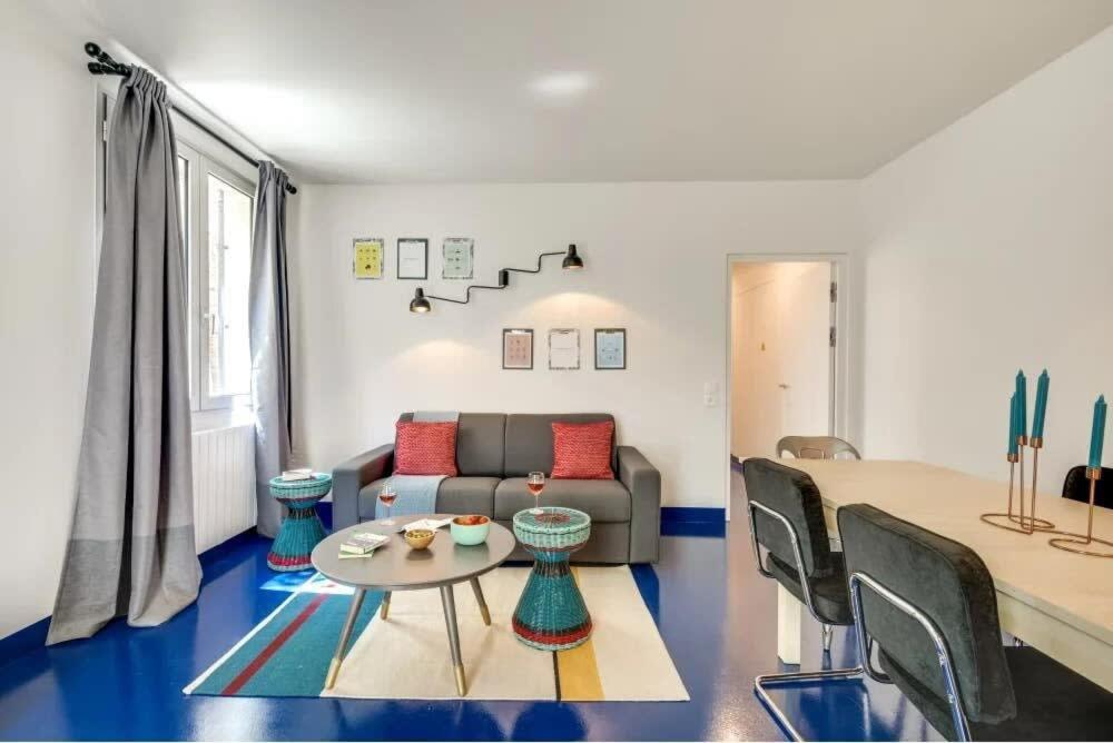 Appartement Modern & Colourful 3bd For 9 Guests In Le Marais!